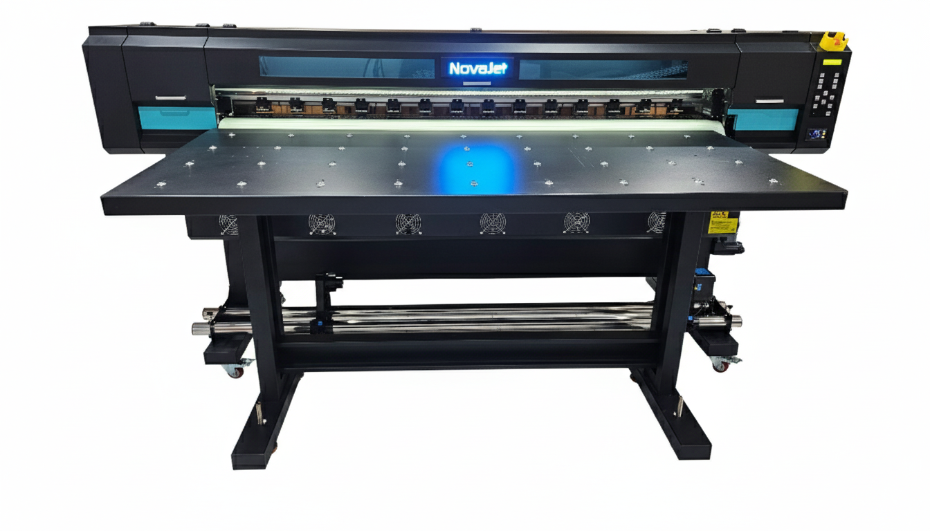 Novajet Evolution Pro 180cm até 2 cabeças i1600 (UV + EcoSol + Sublimação - até 2 ao mesmo tempo) Novajet Evolution Pro 180cm até 2 cabeças i1600 (UV + EcoSol + Sublimação - até 2 ao mesmo tempo)