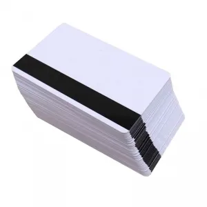 Cartões PVC Branco CR-80 com tarja magnética - Figura 1