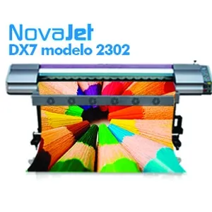 Impressora eco-solvente DX7 modelo 2302