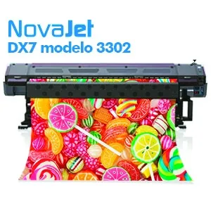 Impressora Eco-Solvente DX7 modelo 3302