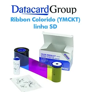 Ribbon Colorido (YMCKT)  534700-004-R002 para Datacard SD260 e SD360