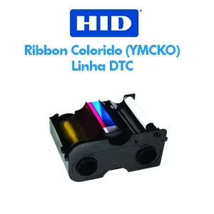 Ribbon Fargo Colorido (YMCKO) para impressora HID Fargo DTC 1000 e DTC1250e