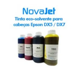 Tinta eco-solvente para cabeças Epson DX5 / DX7
