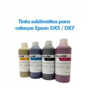 Tinta sublimática para cabeças Epson DX5 / DX7